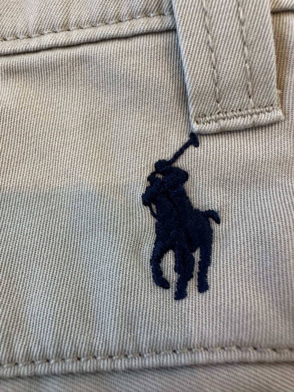 Polo Ralph Lauren Cotton Twill Tan Pants - Picture 7 of 9